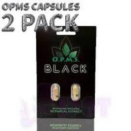 O.P.M.S. 10PK/2CT KRATOM CAPSULE BLACK
