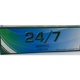 24/7 MENTHOL KS BOX