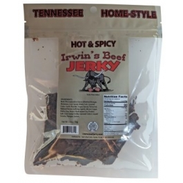 IRWIN'S BEEF JERKY HOT & SPICY 2.8OZ