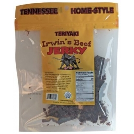 IRWIN'S BEEF JERKY TERIYAKI 2.8OZ