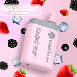 KADO BAR BLACKCURRANT STRAW FREEZE 5CT/5000PUFF