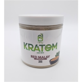 NJOY KRATOM 100GRAM RED MALAY POWDER JAR