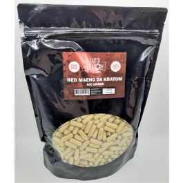 EARTH KRATOM 500CT CAPSULES RED MAENG DA