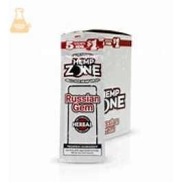 HEMP ZONE WRAPS 15/5PK RUSSIAN GEM