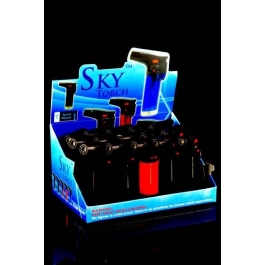 SKY TORCH LIGHTER 20CT ASSORTED COLOR 