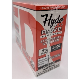 HYDE RAVE 4000PUFF STRAWBERRY ICE CREAM 