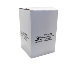 JUMBO 1ct WRAPPED STRAW 7 3/4SM
