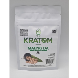 NJOY KRATOM MAENG DA 20CT CAPSULES BAG
