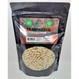 EARTH KRATOM 500CT CAPSULES TRAINWRECK