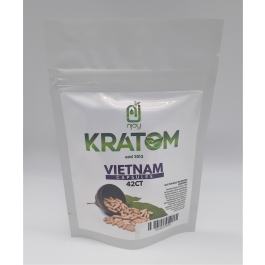 NJOY KRATOM VIETNAM 42CT CAPSULES BAG