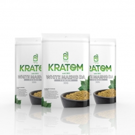 NJOY KRATOM 30GRAM WHITE MAENG DA POWDER 