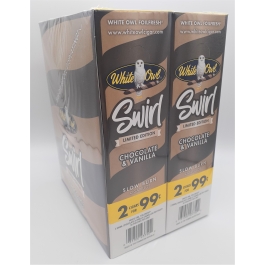 WHITE OWL CIG 2/99 SWIRL CHOCOLATE AND VANILLA