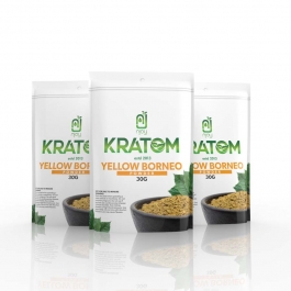 NJOY KRATOM 30GRAM YELLOW BORNEO POWDER