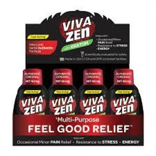 VIVA ZEN FAST ACTING KRATOM SHOT 1PK/12CT