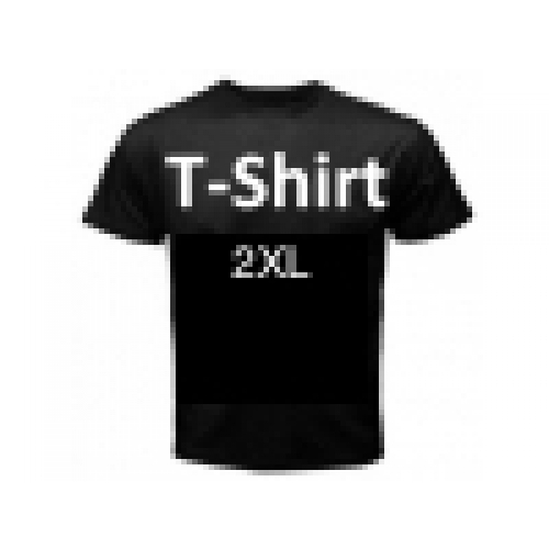 HARLEM T-SHIRTS BLACK 2XL/6PK