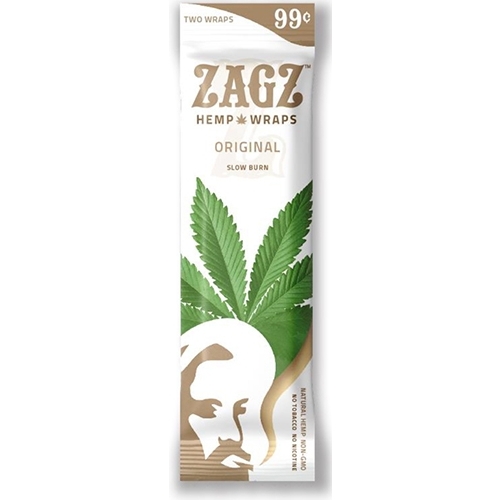 ZAGZ HEMP WRAPS 25ct NATURAL