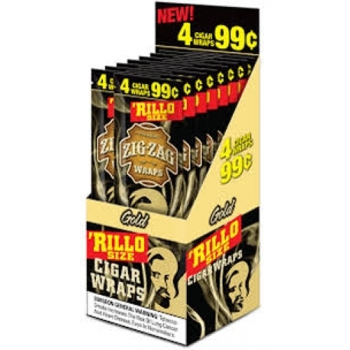 ZIG ZAG 'RILLO WRAPS 4/99C GOLD