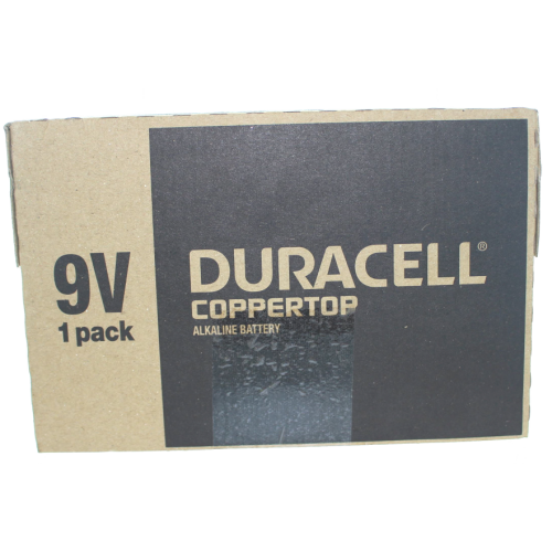 DURACELL 9V/12CT COPPERTOP