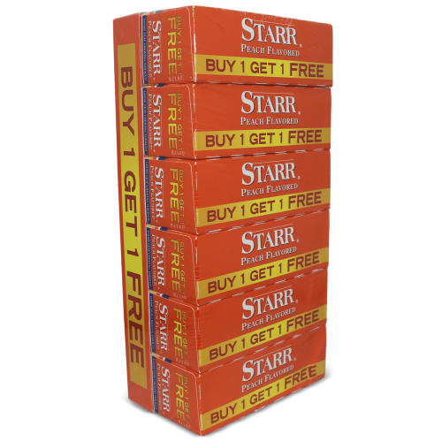 STARR CHEW TOB B1G1 6ct PEACH