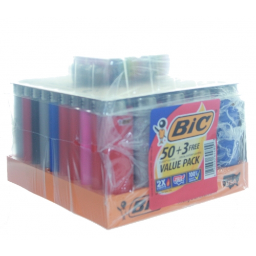 BIC LIGHTER 50+3 PLAIN