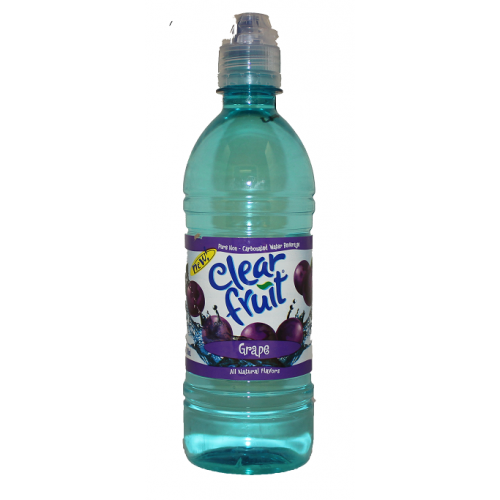 CLEAR FRUIT BTL 16.9oz GRAPE