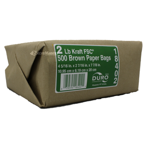 BROWN PAPER BAGS # 25/500ct