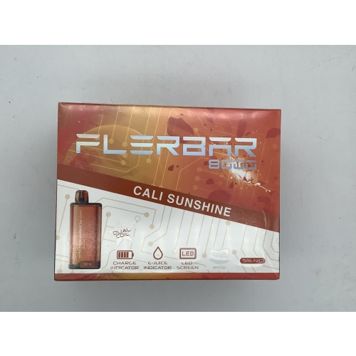 FLERBAR CALI SUNSHINE 8000PUFFS/10CT