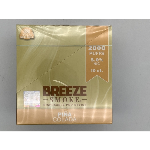 BREEZE PRO 2000PUFFS 10CT PINA COLADA