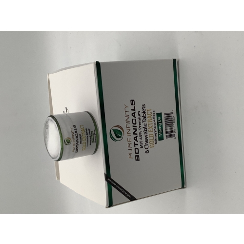 PURE INFINITY  BOTANICALS 6CT CHEWABLE TABLETS GOLD EXTRACT MAENG DA