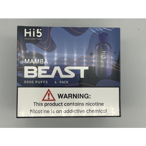 HI 5 DISPOSABLE MAMBA 3000 PUFF/ 6PK
