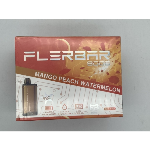FLERBAR MANGO PEACH WATERMELON 8000PUFFS/10CT