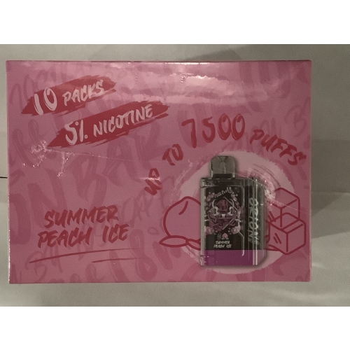 ORION BAR SUMMER PEACH ICE 10ct/7500 PUFF
