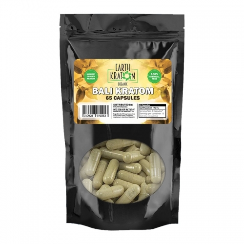 EARTH KRATOM 65CT CAPSULES BALI