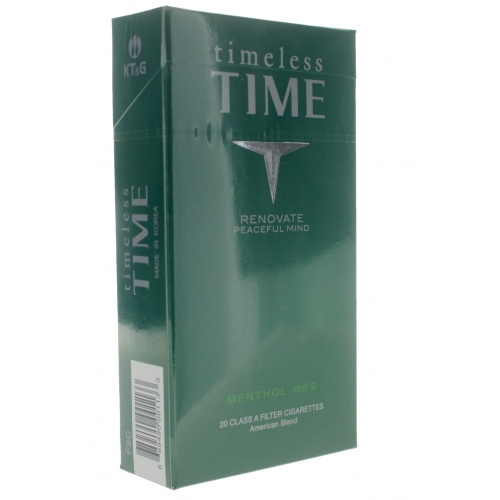 TIME CIG MENTHOL LIGHT 100 BOX 