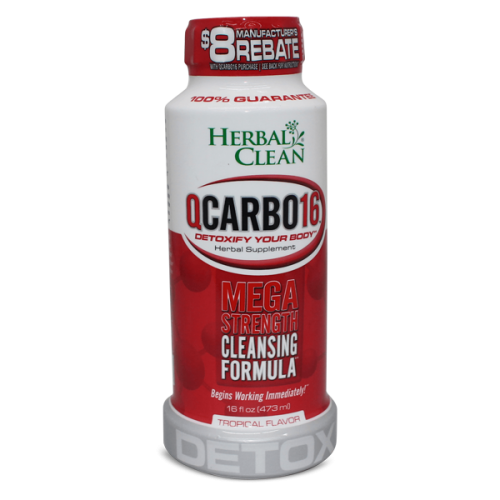 QCARBO 16oz HERBAL DETOX TROPICAL