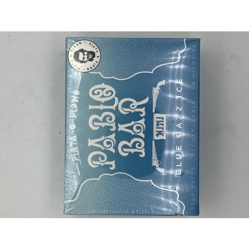 PABLO BAR MINI BLUE RAZZ ICE 5000 PUFFS 5CT