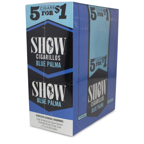 SHOW CIG 5/1.00 SPIRAL BLUE PALMA