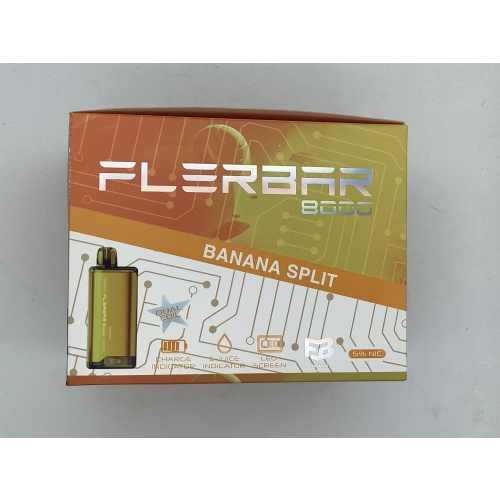 FLERBAR BANANA SPLIT 8000PUFFS/10CT