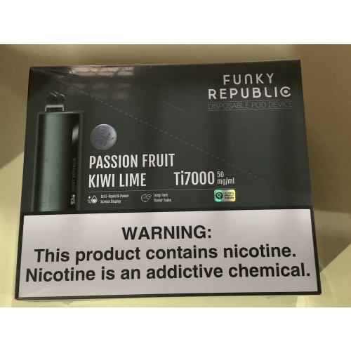 FUNKY REPUBLIC 5CT/TI7000 PASSION FRUIT KIWI LIME