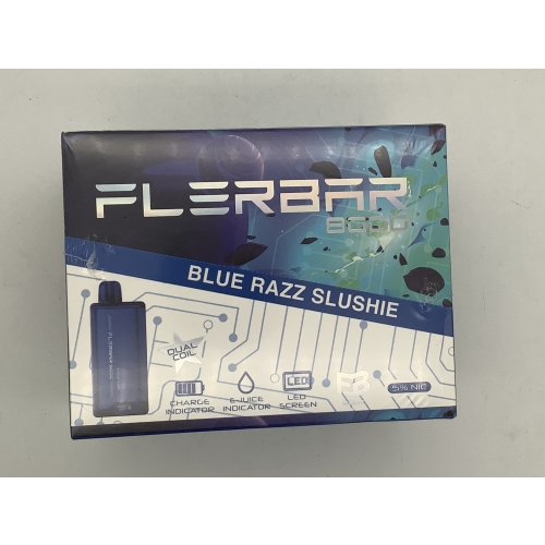 FLERBAR BLUE RAZZ SLUSHIE 8000PUFFS/10CT
