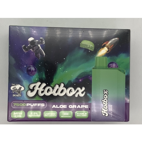 HOTBOX 5CT 7500 PUFFS ALOE GRAPE 