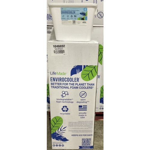 ICE CHEST WITH FLEX STRAP HANDLE 26QT/8CT