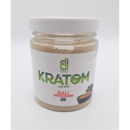 NJOY KRATOM 100GRAM BALI POWDER JAR