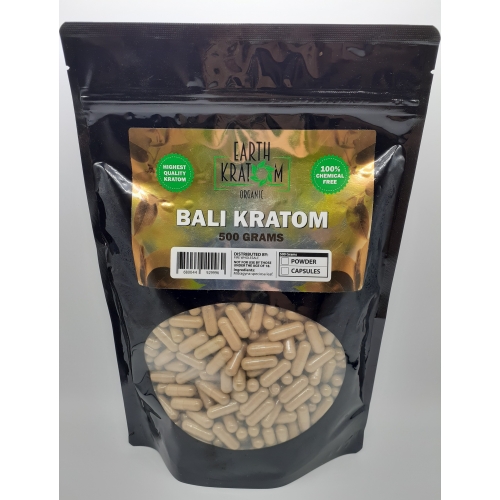 EARTH KRATOM 500CT CAPSULES BALI