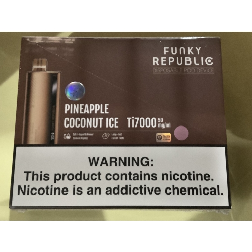 FUNKY REPUBLIC 5CT/TI7000 PINEAPPLE COCONUT ICE