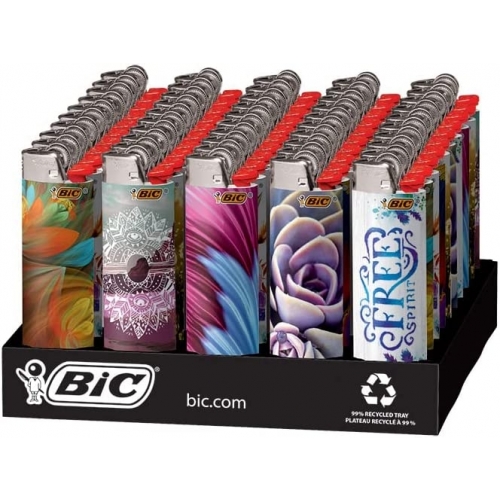 BIC LIGHTER 50ct BOHEMIAH