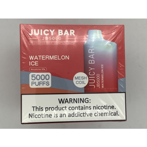 JUICY BAR 5000PUFF 10CT WATERMELON ICE 