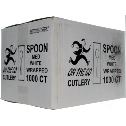 SPOON 1000ct WRAPED MED