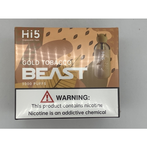 HI 5 DISPOSABLE SWEET TOBACCO 3000 PUFF/ 6PK