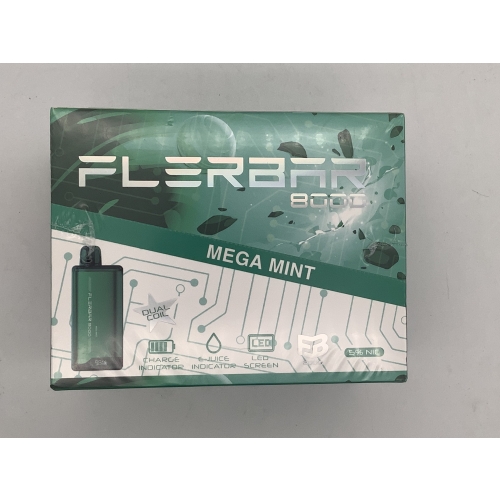 FLERBAR MEGA MINT 8000PUFFS/10CT